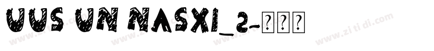 UUS UN NASXI_2字体转换